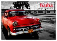 Kuba • Impressionen (Tischkalender 2025 DIN A5 quer), CALVENDO Monatskalender