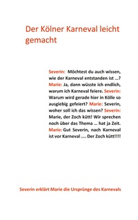 Der Kölner Karneval leicht gemacht