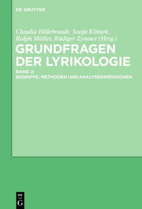 Grundfragen der Lyrikologie 2