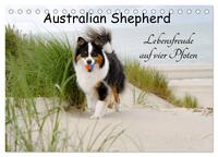Australian Shepherd - Lebensfreude auf vier Pfoten (Tischkalender 2026 DIN A5 quer), CALVENDO Monatskalender