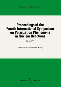 Vorderes Coverbild Proceedings of the Fourth International Symposium on Polarization Phenomena in Nuclear Reactions