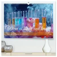 Wenn es stinkt und knallt (hochwertiger Premium Wandkalender 2025 DIN A2 quer), Kunstdruck in Hochglanz