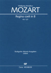 Regina coeli in B (Klavierauszug)