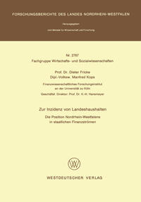 Zur Inzidenz von Landeshaushalten