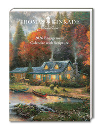 Thomas Kinkade: Engagement Calendar with Scripture 2026