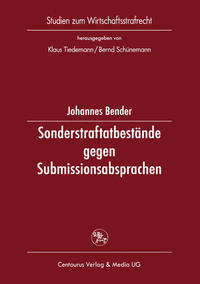 Vorderes Coverbild Sonderstraftatbestände gegen Submissionsabsprachen