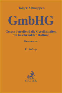 Gelbe Erläuterungsbücher / Gesetz betreffend die Gesellschaften mit beschränkter Haftung. GmbHG
