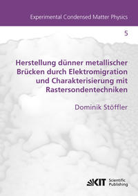Herstellung dünner metallischer Brücken durch Elektromigration und Charakterisierung mit Rastersondentechniken