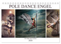 Pole Dance Engel (Tischkalender 2026 DIN A5 quer), CALVENDO Monatskalender