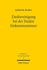 Vorderes Coverbild Zinsbereinigung bei der Dualen Einkommensteuer