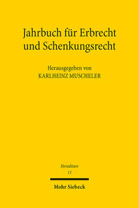 Jahrbuch für Erbrecht und Schenkungsrecht