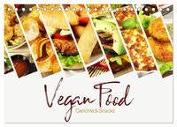 Vegan Food Kalender – Gerichte und Snacks (Tischkalender 2026 DIN A5 quer), CALVENDO Monatskalender