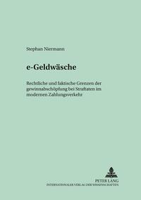 Vorderes Coverbild «e-Geldwäsche»