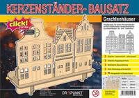Grachtenhäuser Kerzenständer-Bausatz