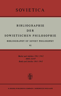 Bibliographie der Sowjetischen Philosophie