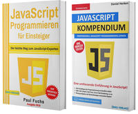 JavaScript Programmieren für Einsteiger + JavaScript Kompendium (Taschenbuch)