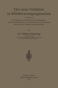 Das neue Verfahren in Militärversorgungssachen