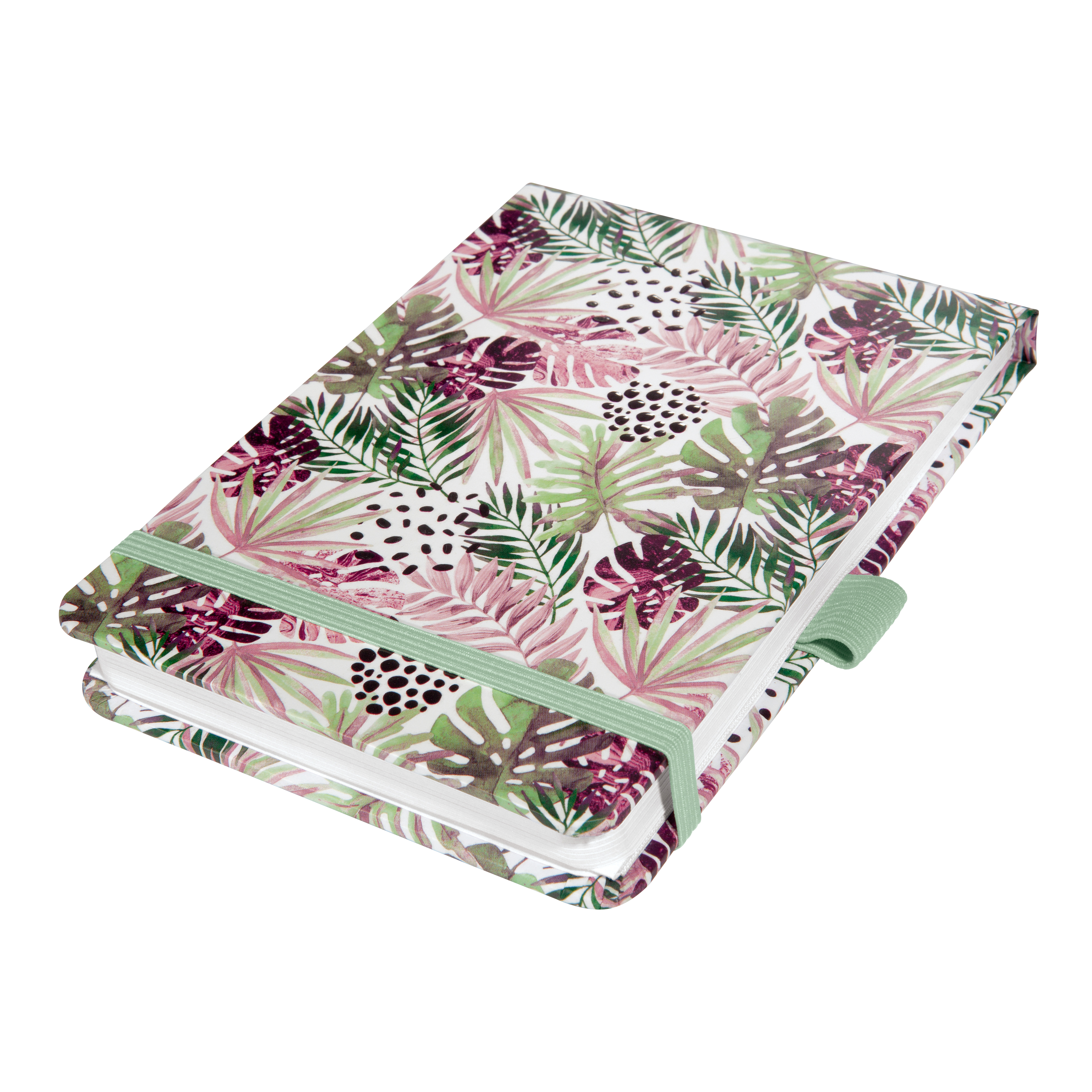 SIGEL JN354 Notizblock Jolie, DIN A6+, dotted, mintgrün, pink