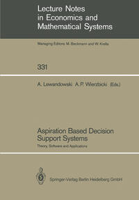 Aspiration Based Decision Support Systems