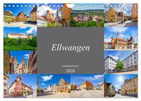 Ellwangen Impressionen (Wandkalender 2026 DIN A4 quer), CALVENDO Monatskalender