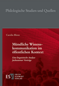 Mündliche Wissenskommunikation im öffentlichen Kontext