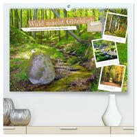 Wald macht glücklich (hochwertiger Premium Wandkalender 2026 DIN A2 quer), Kunstdruck in Hochglanz