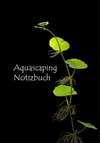 Vorderes Coverbild Aquascaping Notizbuch