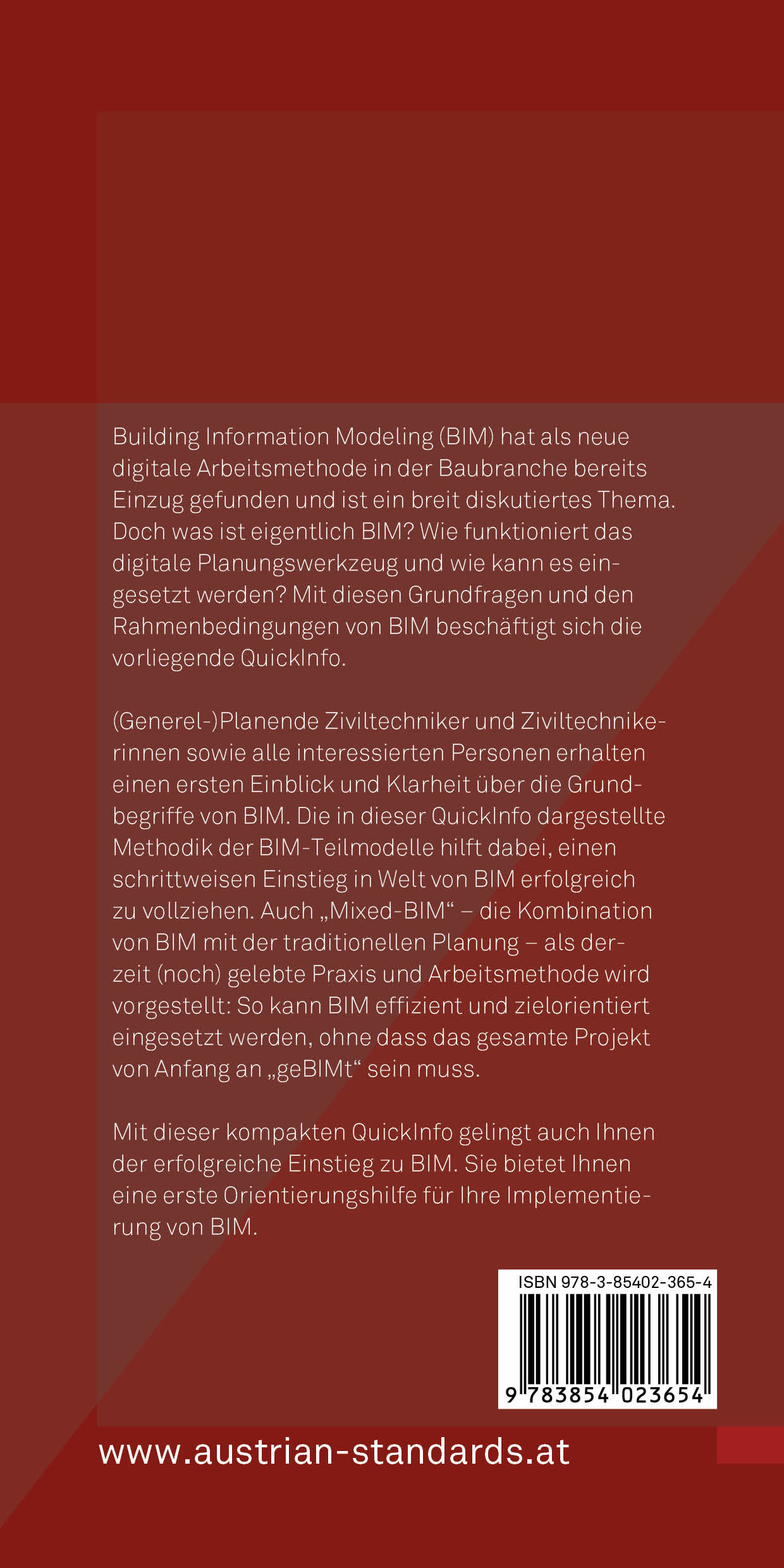 Rückseitencover BIM kompakt