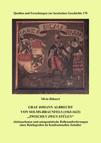 Vorderes Coverbild Graf Johann Albrecht von Solms-Braunfels (1563-1623) "zwischen zwen Stülen"