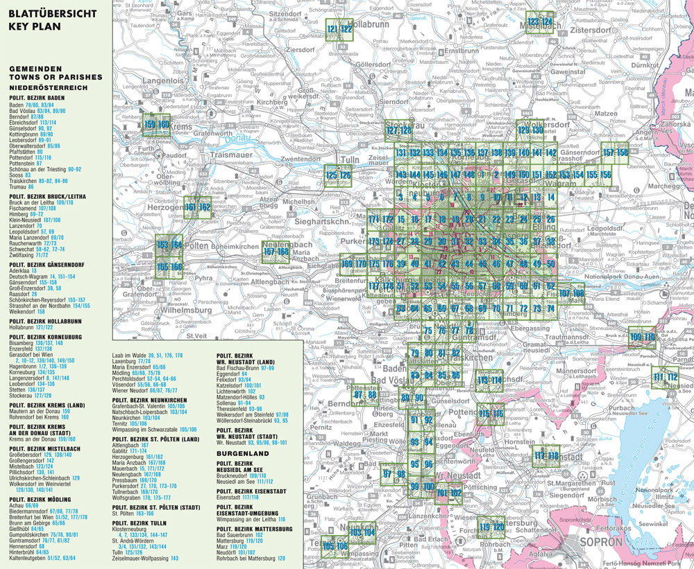 Wien Großraum Riesenatlas, Städteatlas 1:15.000