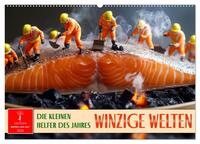 Vorderes Coverbild Winzige Welten - die kleinen Helfer des Jahres (Wandkalender 2026 DIN A2 quer), CALVENDO Monatskalender