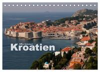 Vorderes Coverbild Kroatien (Tischkalender 2025 DIN A5 quer), CALVENDO Monatskalender