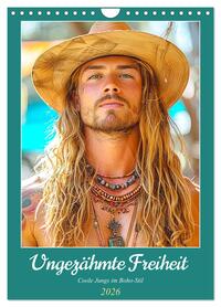 Ungezähmte Freiheit. Coole Jungs im Boho-Stil (Wandkalender 2026 DIN A4 hoch), CALVENDO Monatskalender