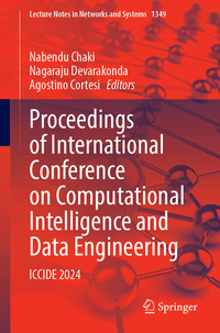 Proceedings of International Conference on Computational Intelligence and Data Engineering