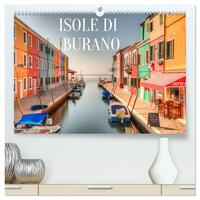 Vorderes Coverbild Isole di Burano (hochwertiger Premium Wandkalender 2025 DIN A2 quer), Kunstdruck in Hochglanz