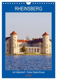 Rheinsberg mit Hafendorf (Wandkalender 2025 DIN A4 hoch), CALVENDO Monatskalender