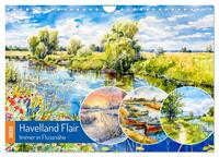 Havelland Flair - Immer in Flussnähe (Wandkalender 2026 DIN A4 quer), CALVENDO Monatskalender