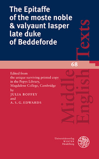 Vorderes Coverbild The Epitaffe of the moste noble & valyaunt Iasper late duke of Beddeforde