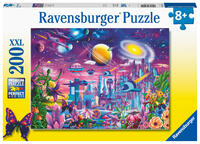 Kinderpuzzle 200 XXL Teile - Kosmische Stadt