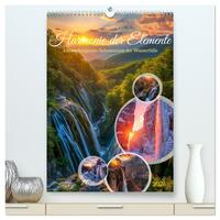 Die Harmonie der Elemente - Die verborgenen Geheimnisse der Wasserfälle (hochwertiger Premium Wandkalender 2026 DIN A2 hoch), Kunstdruck in Hochglanz