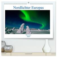 Nordlichter Europas (hochwertiger Premium Wandkalender 2025 DIN A2 quer), Kunstdruck in Hochglanz