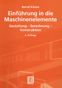 Vorderes Coverbild Einführung in die Maschinenelemente