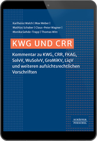 KWG und CRR - Online-Datenbank