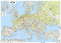 Europa physisch, 1:2,6 Mill., Großformat, Markiertafel