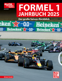 Vorderes Coverbild Formel 1 Jahrbuch 2025