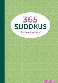 Vorderes Coverbild 365 Sudokus in 3 Schwierigkeitsstufen