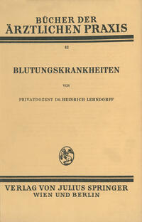 Blutungskrankheiten