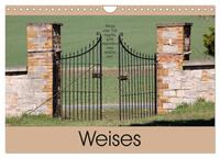 Weises (Wandkalender 2025 DIN A4 quer), CALVENDO Monatskalender
