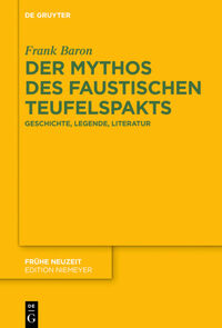 Vorderes Coverbild Der Mythos des faustischen Teufelspakts