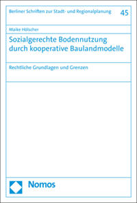 Vorderes Coverbild Sozialgerechte Bodennutzung durch kooperative Baulandmodelle